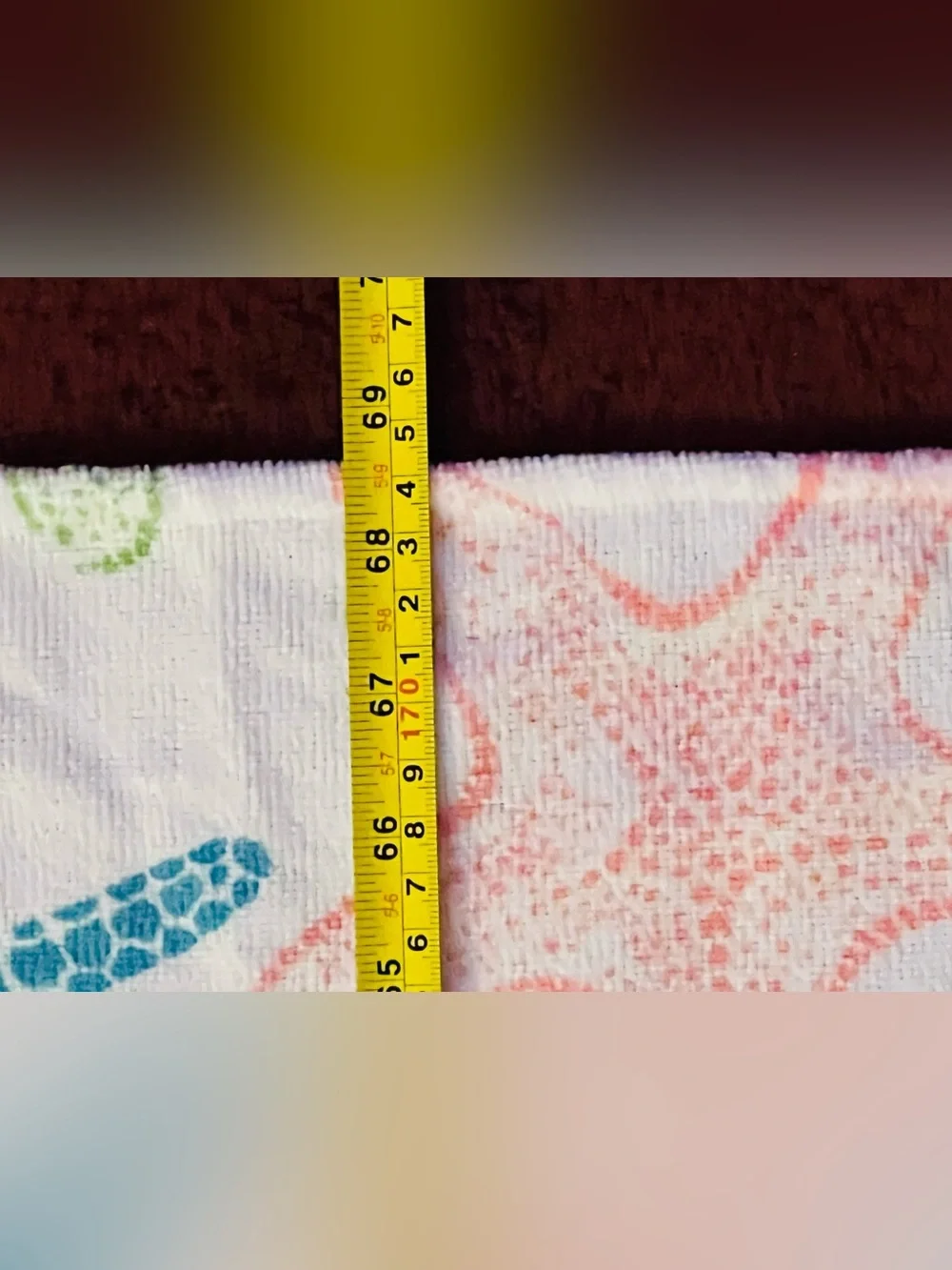 Colorful Seashells Polyester Oversized Beach Towel For Two